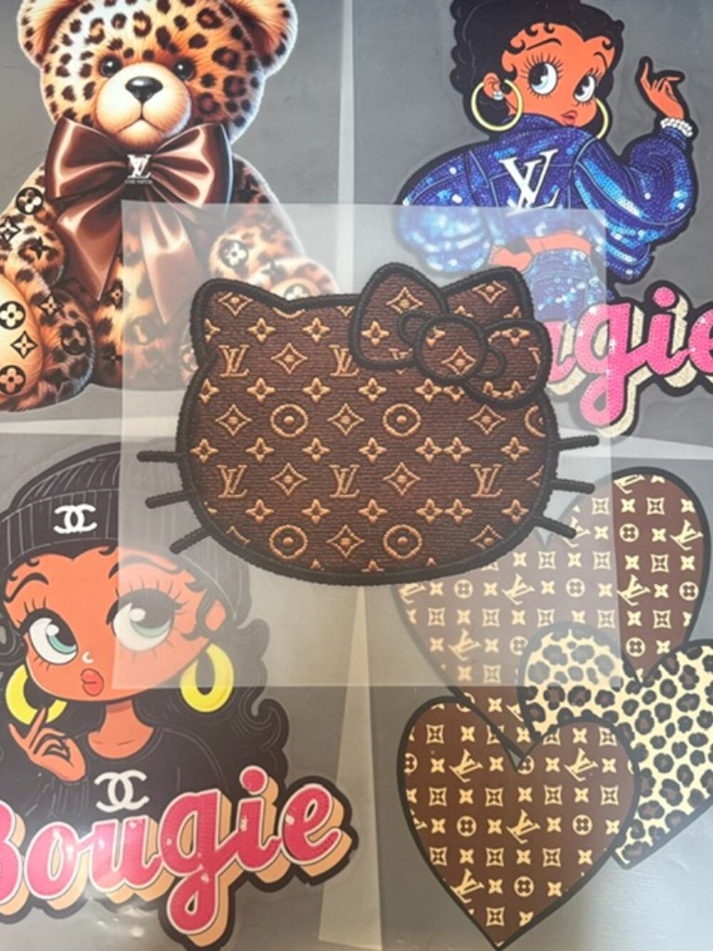DTF Transfer Bundle – Assorted Ready Press Designs (5 Pack) Brown HK & Them
